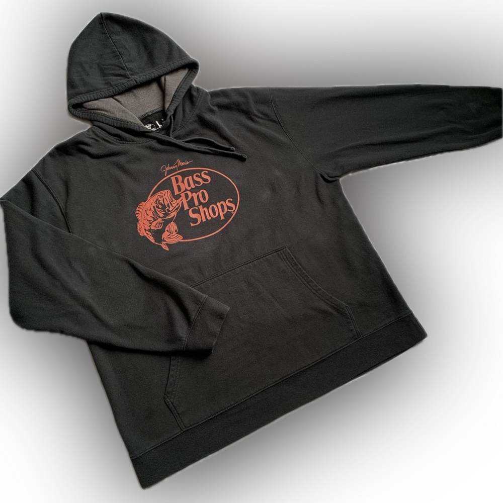 BASS PRO hoodie large, black from BASS PRO SHOPS